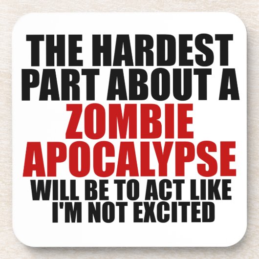 ゾンビの黙示録 コースター (正面)