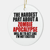 ゾンビの黙示録 セラミックオーナメント (左)