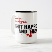 ゾンビの黙示録 ツートーンマグカップ (正面左)