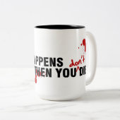 ゾンビの黙示録 ツートーンマグカップ (正面右)