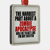 ゾンビの黙示録 メタルオーナメント (右)