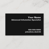 ゾンビの黙示録 名刺 (裏面)