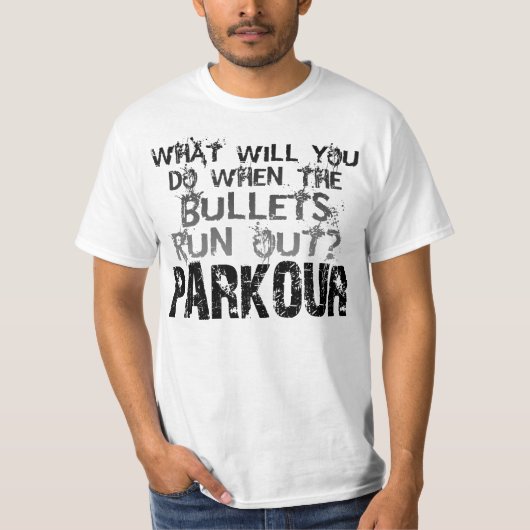 ゾンビの黙示録- PARKOURのワイシャツ Tシャツ (正面)