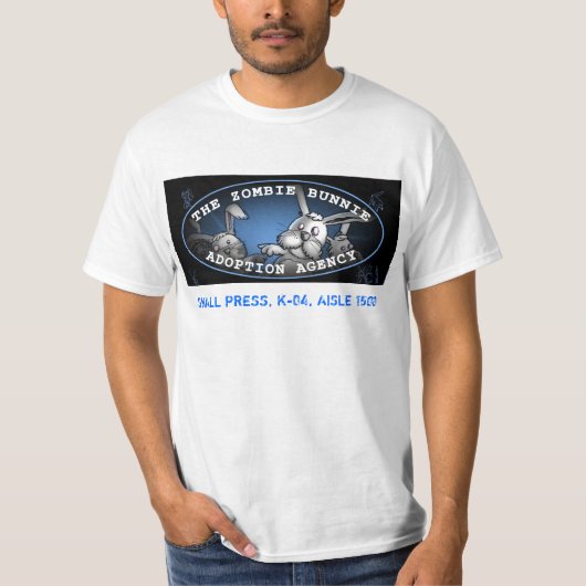 ゾンビのBunnieの養子縁組あっせん業者 Tシャツ (正面)