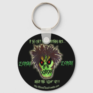 ゾンビのshutupのkeychain キーホルダー