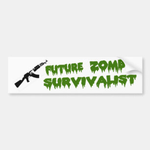 ゾンビのSurvivalistのバンパーステッカー バンパーステッカー