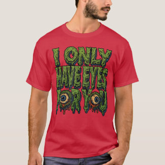 ゾンビはあなただけを見るホラーバレンタイン怖いL Tシャツ