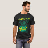 ゾンビはあなたの脳が大好きTシャツ メンズ レディース Tシャツ (正面フル)
