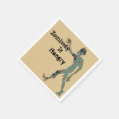 ゾンビはお腹が空いている スタンダードカクテルナプキン (角)