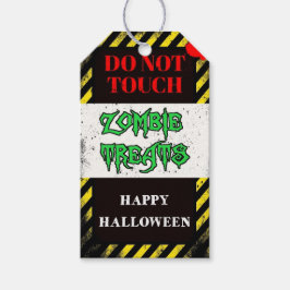 ゾンビはハロウィーンのパーティーの好意を扱う ギフトタグ