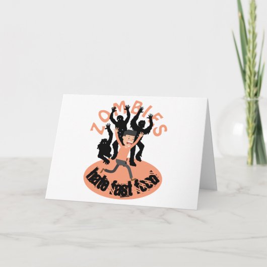 ゾンビはファストフードを嫌う カード (正面)