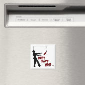 ゾンビはワインを飲まなければならない マグネット (インサイチュ (食洗機))