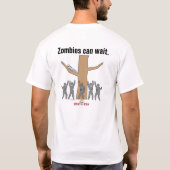 ゾンビは上ることができません Tシャツ (裏面)