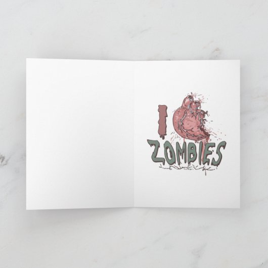 ゾンビは人間とギア カード (内部)