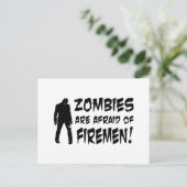 ゾンビは消防士の贈り物を恐れている ポストカード (スタンド正面)