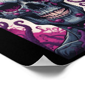 ゾンビは頭を覆う脳を持っている ポスター (角)