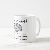 ゾンビは頭脳のTシャツおよびギフトを食べます コーヒーマグカップ (正面右)