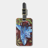 ゾンビは鮫を食べます ラゲッジタグ (正面縦)