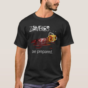 ゾンビは…準備されます。 -黒 Tシャツ