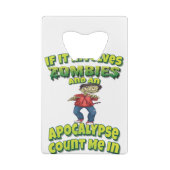 ゾンビもしと黙示録を巻き込む クレジットカード栓抜き (裏面)