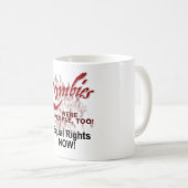 ゾンビも人間だった コーヒーマグカップ (正面右)