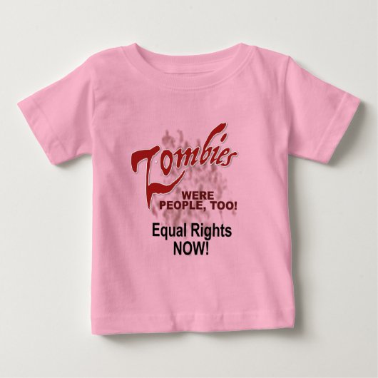 ゾンビも人間だった ベビーTシャツ (正面)