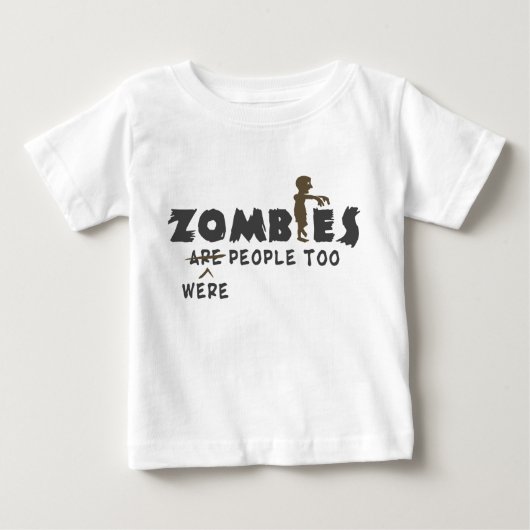 ゾンビも人間だった ベビーTシャツ (正面)