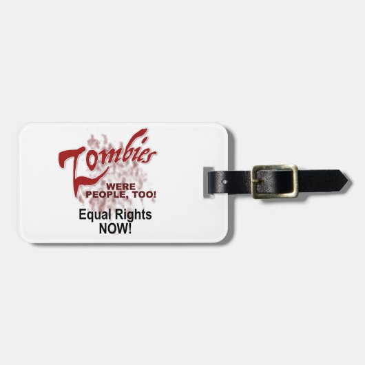 ゾンビも人間だった ラゲッジタグ (正面横)