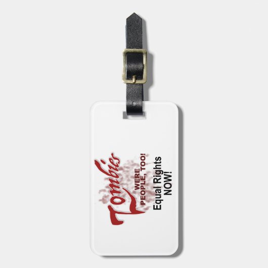 ゾンビも人間だった ラゲッジタグ (正面縦)