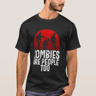 ゾンビも人間だ ゾンビ Tシャツ