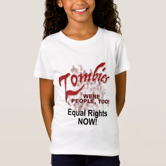 ゾンビも人間だ！ Tシャツ (正面)