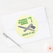 ゾンビをもたらす ラウンドシール (封筒)