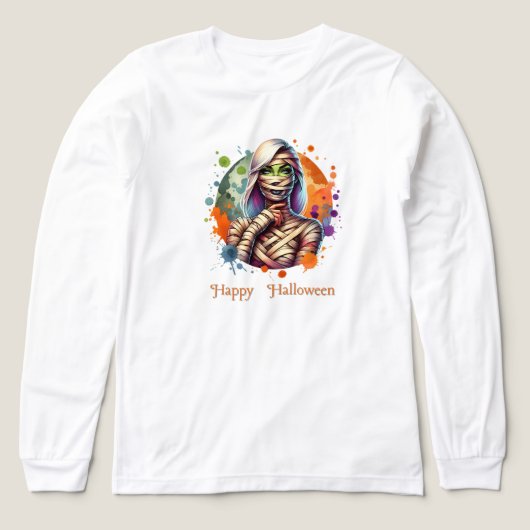 ゾンビをテーマにしたハロウィーンコスチューム トライブレンドＴシャツ (デザイン正面)