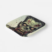 ゾンビをテーマにしたハローウィンパーティ ペーパープレート (傾斜あり)