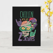 ゾンビを使ったシリン カード (黄色い花)