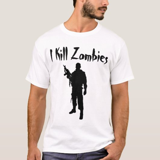 ゾンビを倒す Tシャツ (正面)