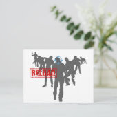 ゾンビを撃つ – Shotgun再ロードゲームゲーマー ポストカード (スタンド正面)