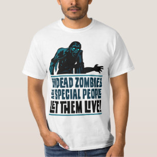 ゾンビを救って下さい(色で) Tシャツ
