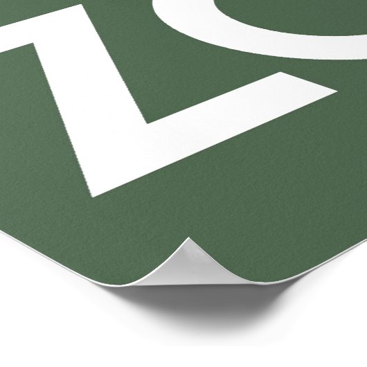 ゾンビを殺す ポスター (角)