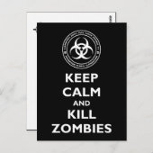 ゾンビを殺す ポストカード (正面/裏面)