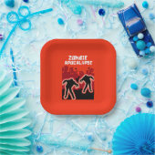 ゾンビアポカリプキッズシャツ ペーパープレート (パーティー)