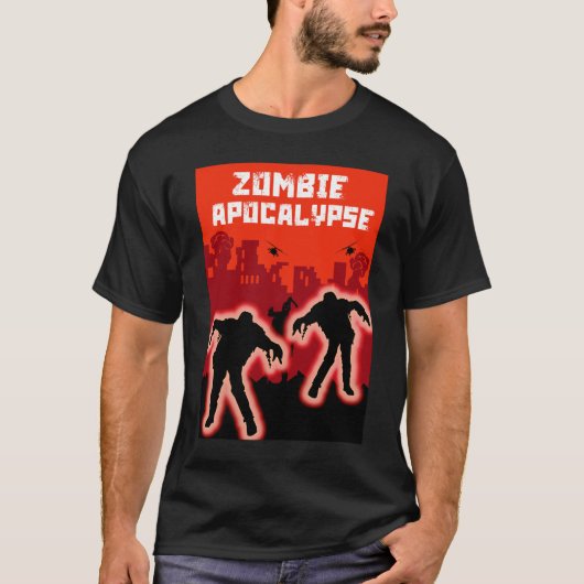 ゾンビアポカリプキッズシャツ Tシャツ (正面)