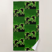 ゾンビアポカリプスキッズ ビーチタオル (正面)