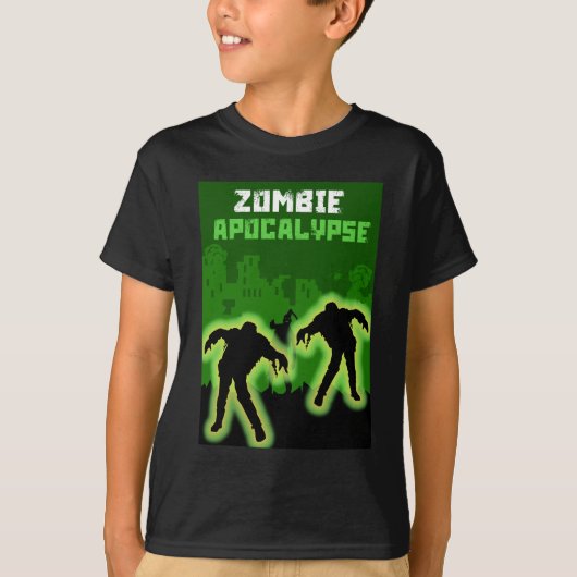 ゾンビアポカリプスキッズ Tシャツ (正面)