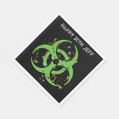 ゾンビアポカリプスゴア（ばちゃばちゃ）跳ねる生物学的災害［有害物質］ スタンダードランチョンナプキン (角)