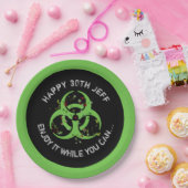 ゾンビアポカリプスゴア（ばちゃばちゃ）跳ねる生物学的災害［有害物質］ ペーパープレート (パーティー)