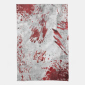 ゾンビアポカリプスデザインティータオル キッチンタオル (縦)