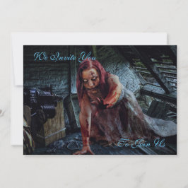 ゾンビアポカリプスパーティの招待状 招待状