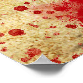 ゾンビアポカリプス誕生日 | ハロウィーン生物学的災害［有害物質］ ポスター (角)