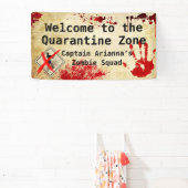 ゾンビアポカリプス誕生日 | ハロウィーン生物学的災害［有害物質］ 横断幕 (インサイチュ)